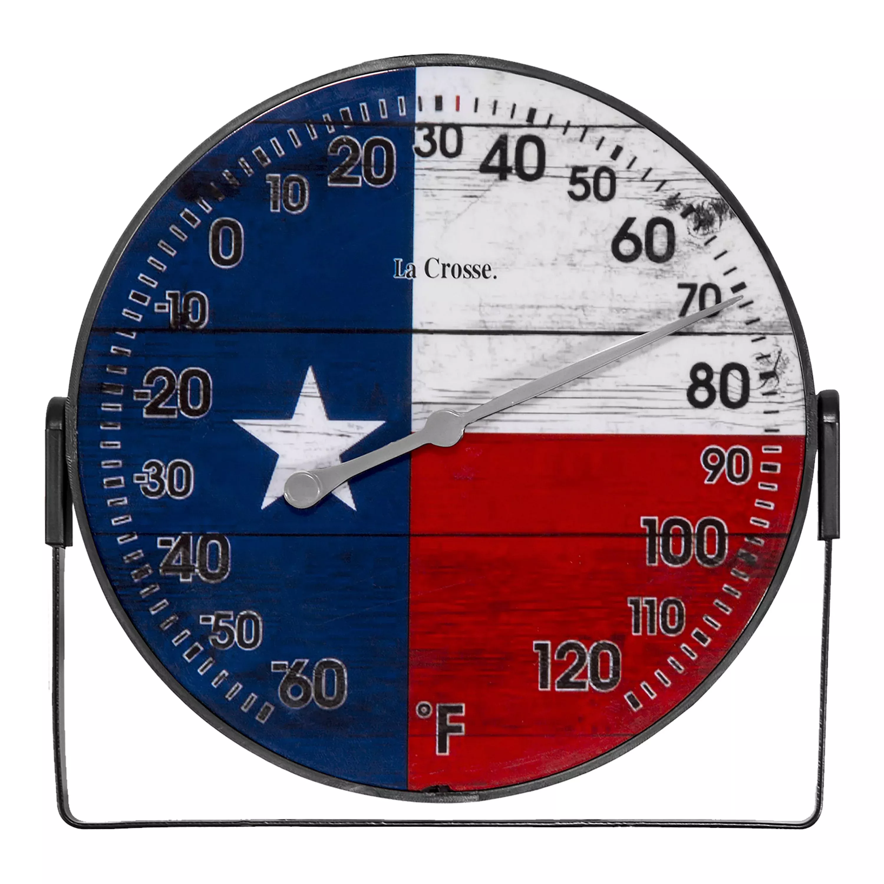 104-105TX 5-inch Americana Flag Thermometer with Bracket