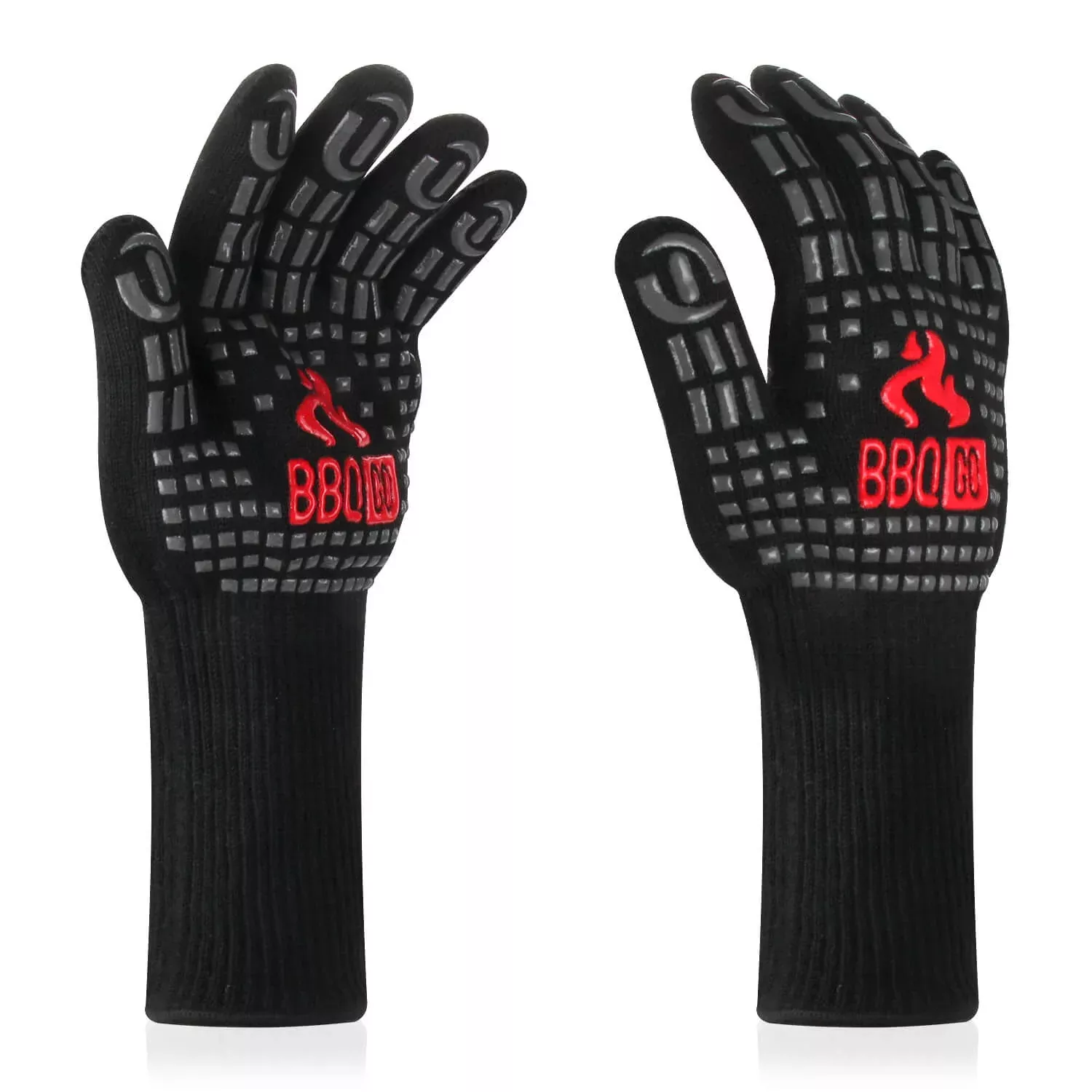14" Heat Resistant Grilling Gloves
