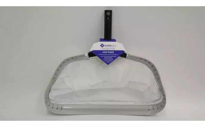 20" Deep Net Heavy Duty Wide Rim Fine Mesh Leaf Rake