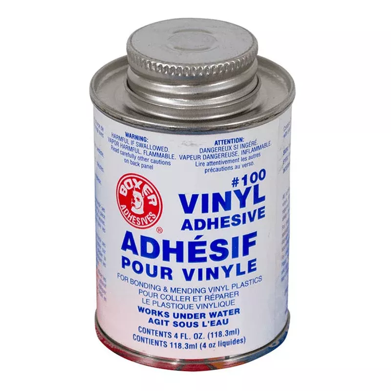 Adhésif pour vinyle avec bouchon applicateur