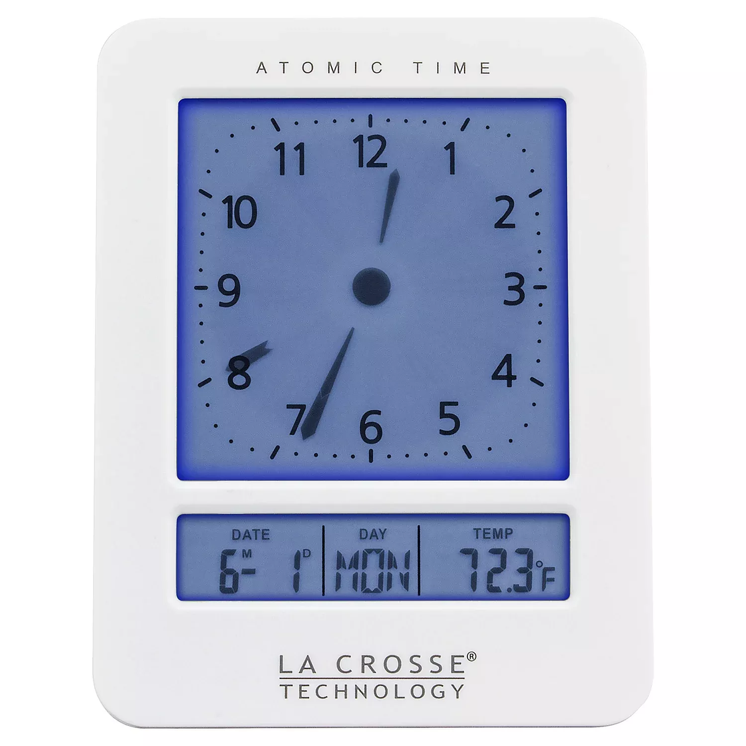 Atomic Digital Analog Style Alarm Clock