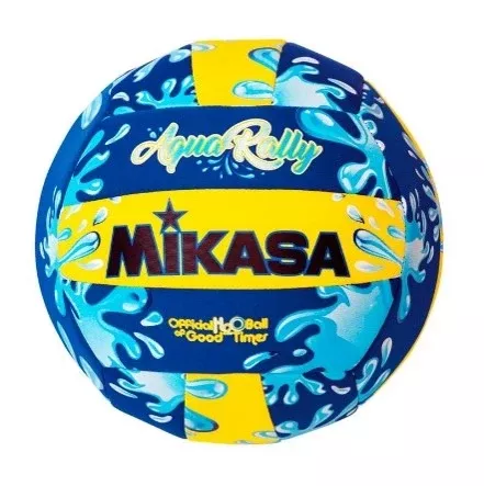 Ballon Aqua Rally résistant à l’eau bleu et jaune