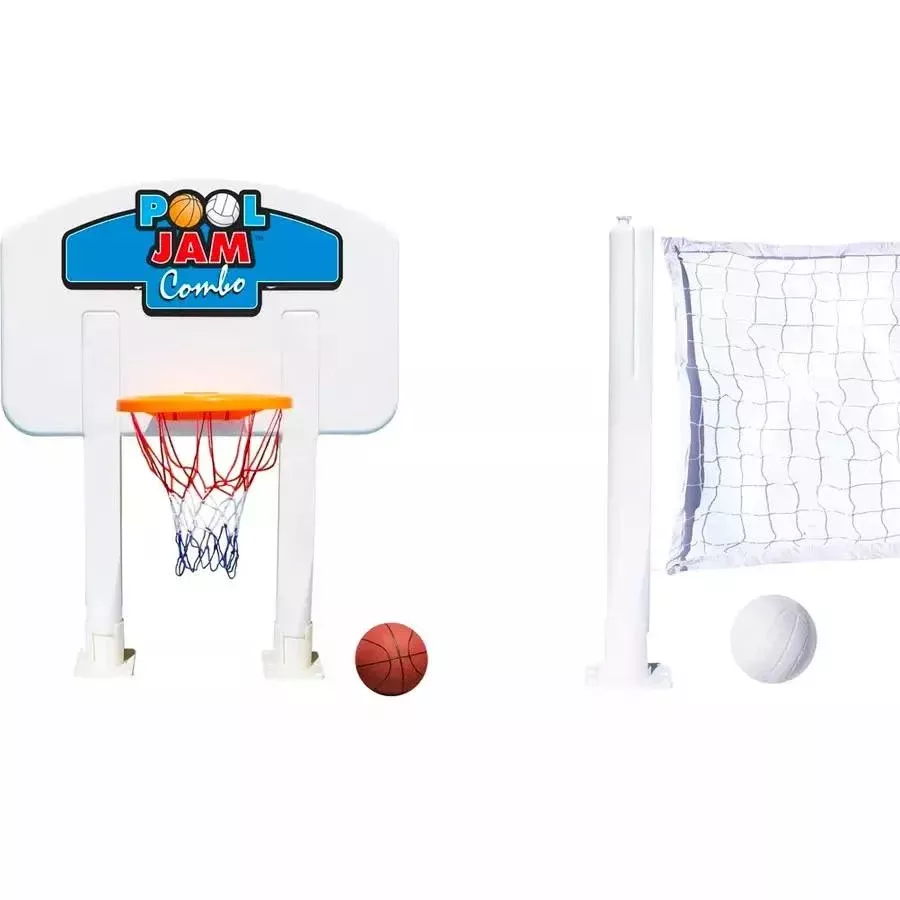 Basketball et volleyball pour piscine hors terre