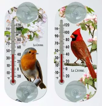 Bird Variety Pack - Window Thermometers