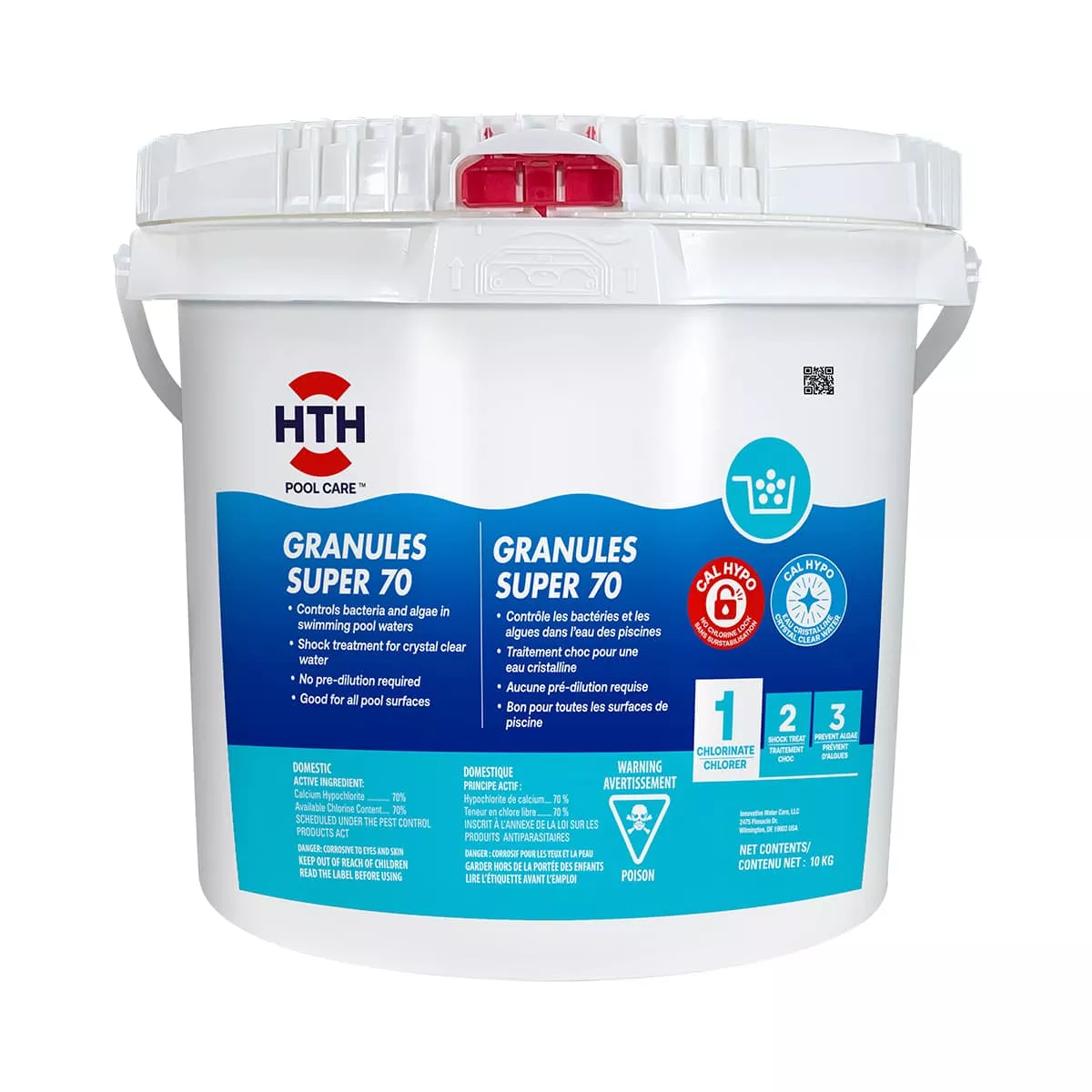 Chlore en granules Super 70 % HTH