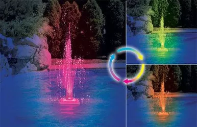 Color Changing LED Pool Fountain