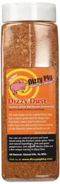 Dizzy Pig Dizzy Dust Coarse Grind BBQ Rub - Quart