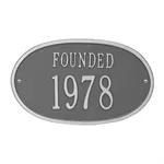 Founded Date Personalized Plaque