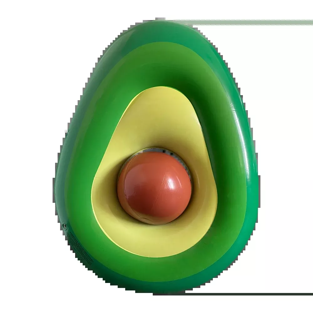 Giant Avocado Float with Beach Ball