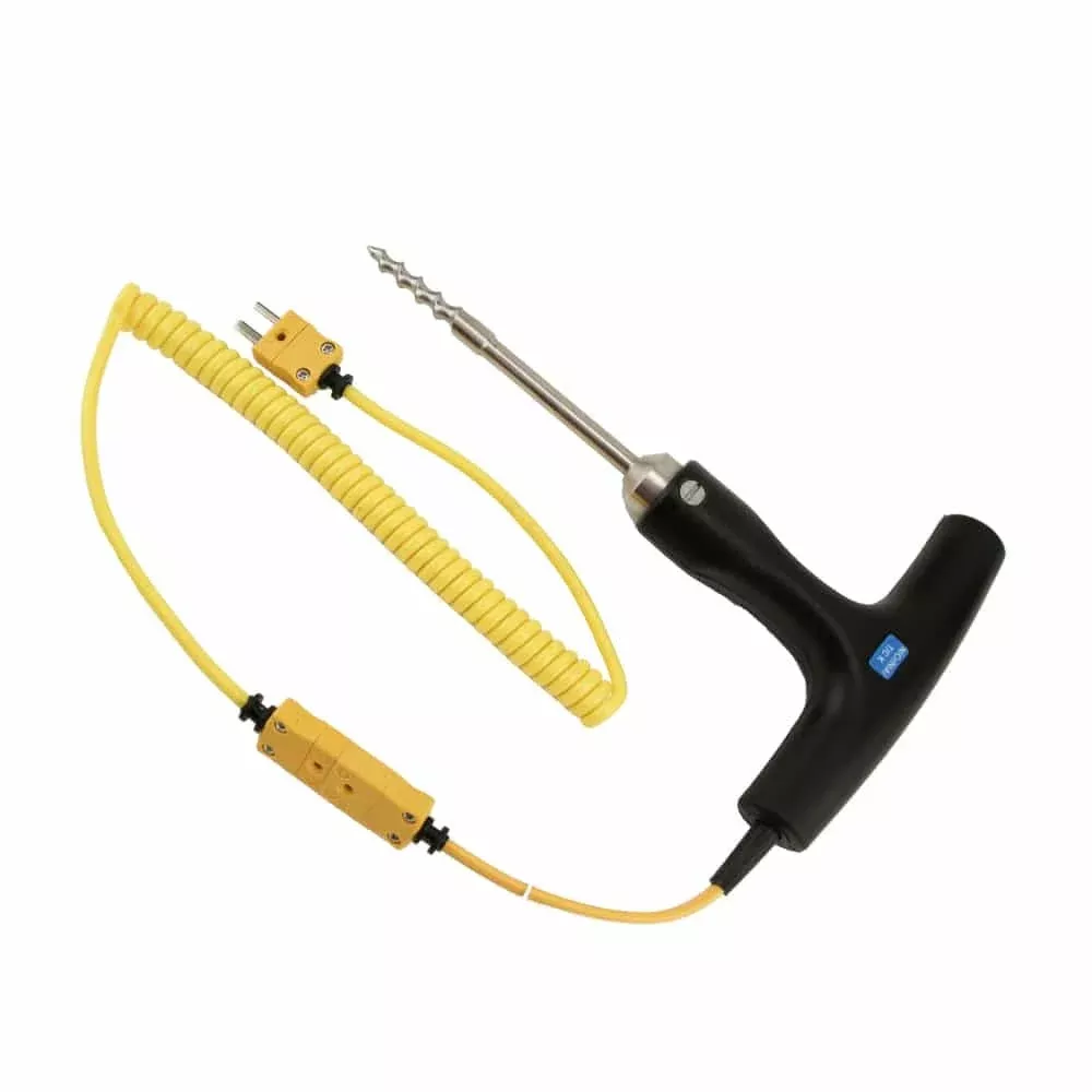 Heavy Duty T-Handle Frozen Food Probe, Corkscrew Tip(-175)