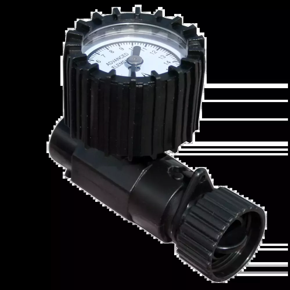 Inline Valve Adaptor with Gauge
