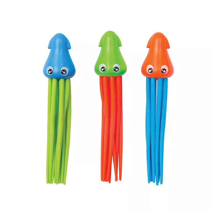 Jeu de plongée 3 calamars impétueux