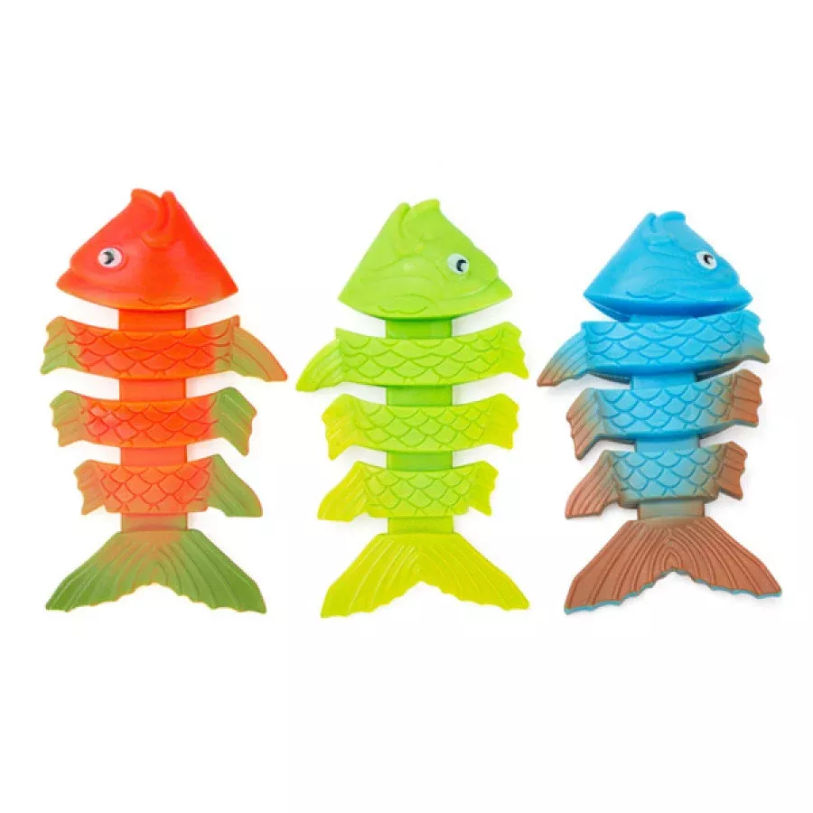 Jeu de plongée 3 poissons frétillants