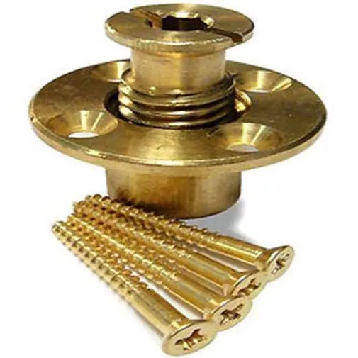 Loop-Loc Wood Deck Anchor Flange with Screws