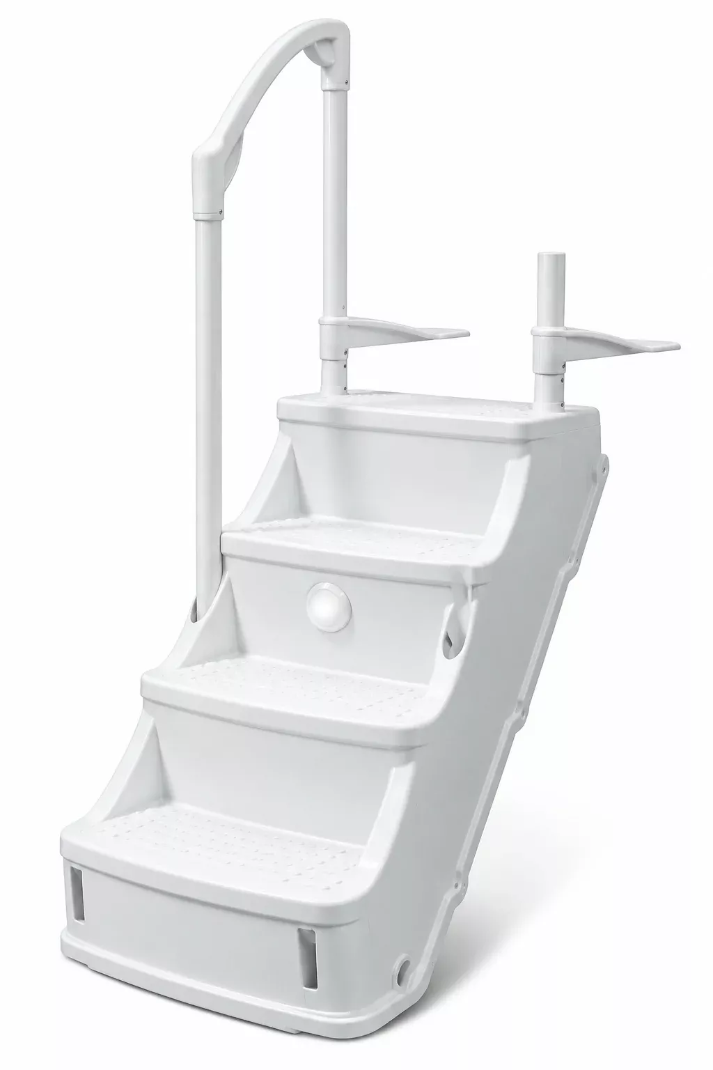 Olympic Pool Step with Handrail – High-Capacity Entry System