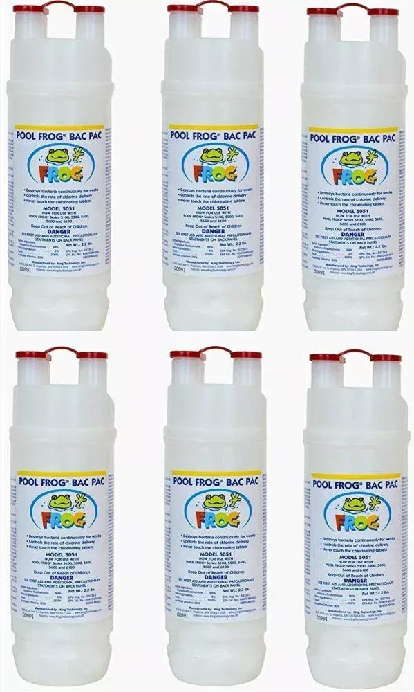 Pool Frog Chlorine Bac Pac - 6 Pack