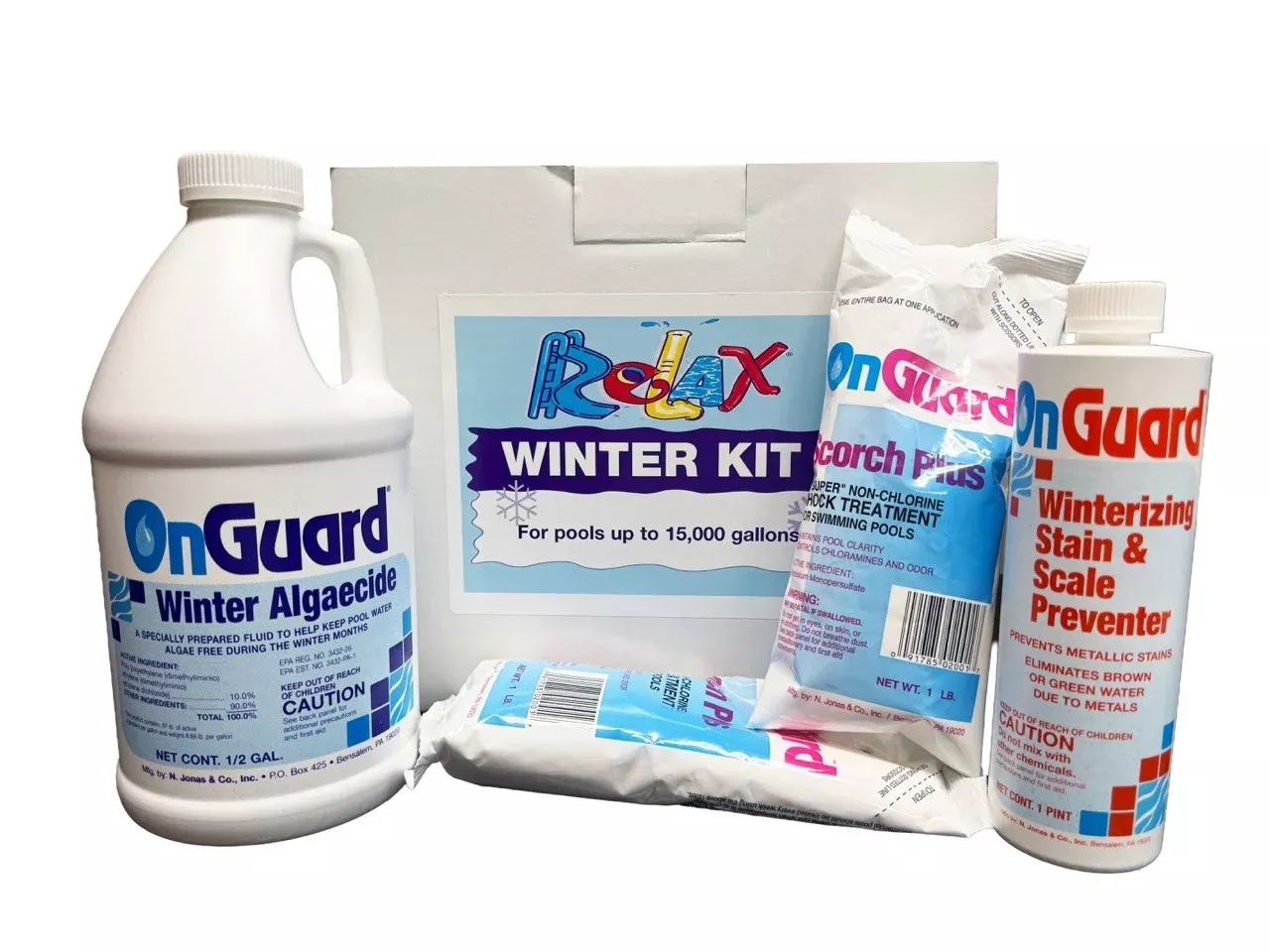 Relax Pool Winter Closing Kit for 15,000 Gallons