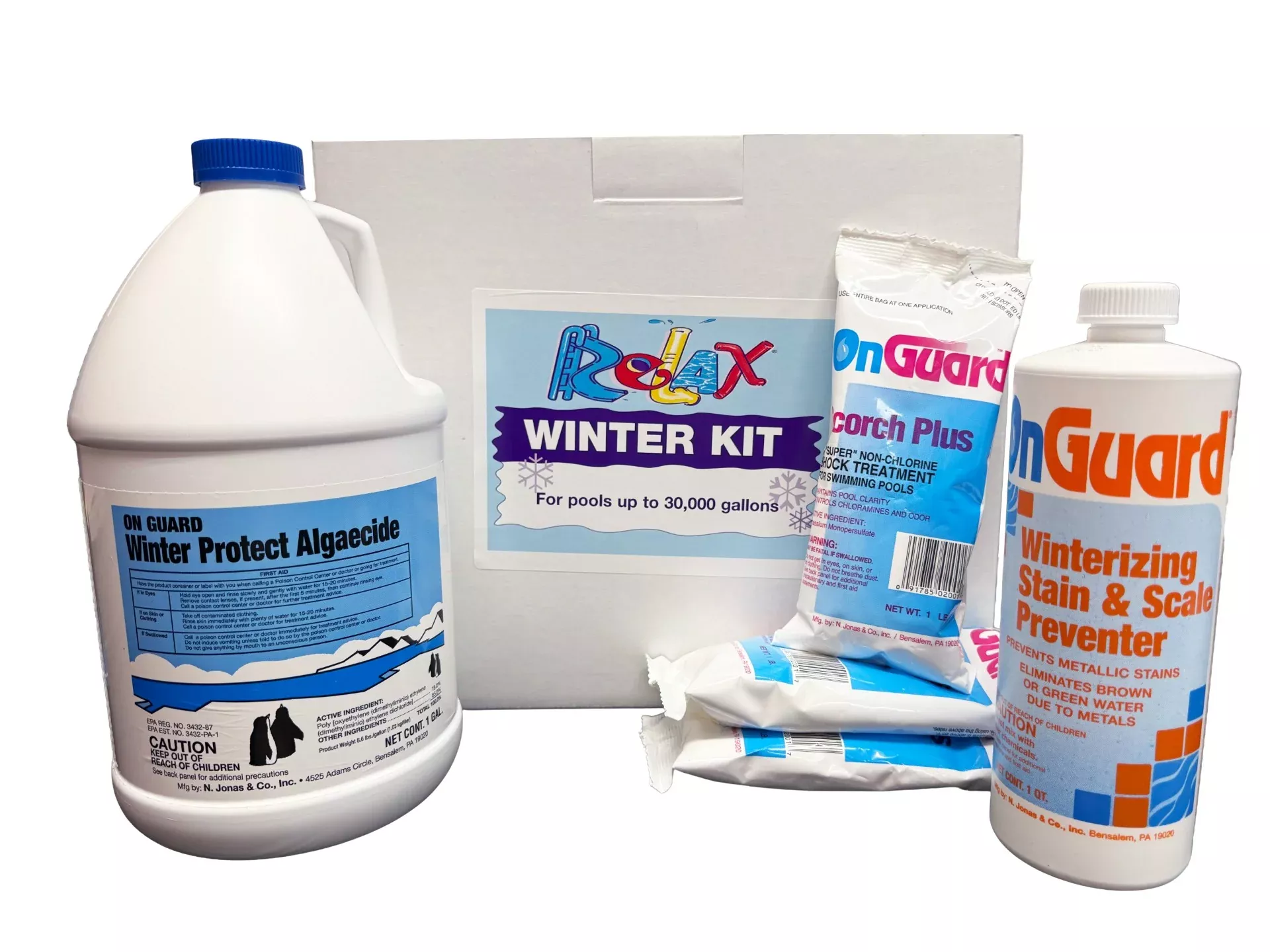 Relax Pool Winter Closing Kit for 30,000 Gallons