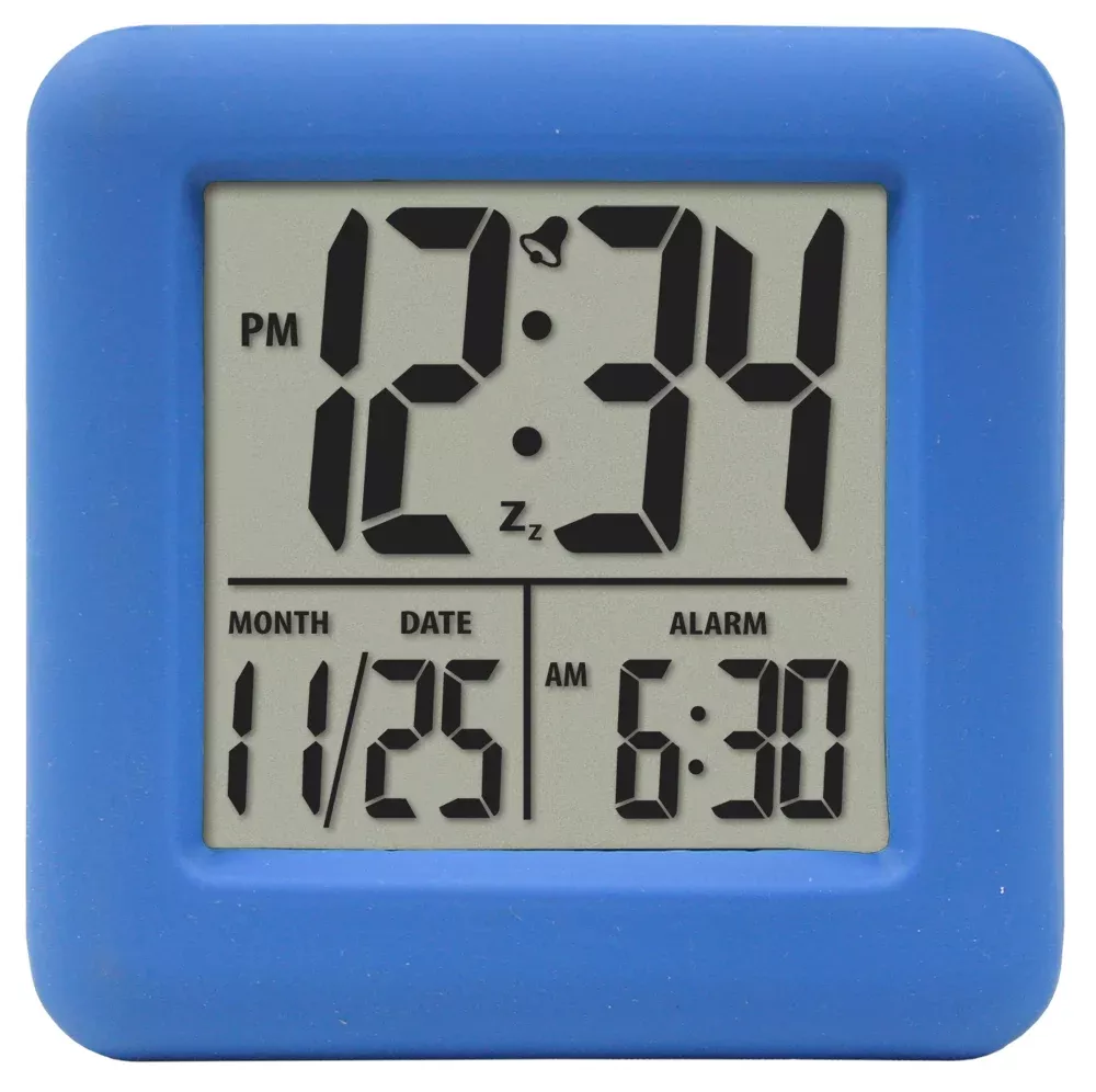Soft Cube LCD Alarm Clock