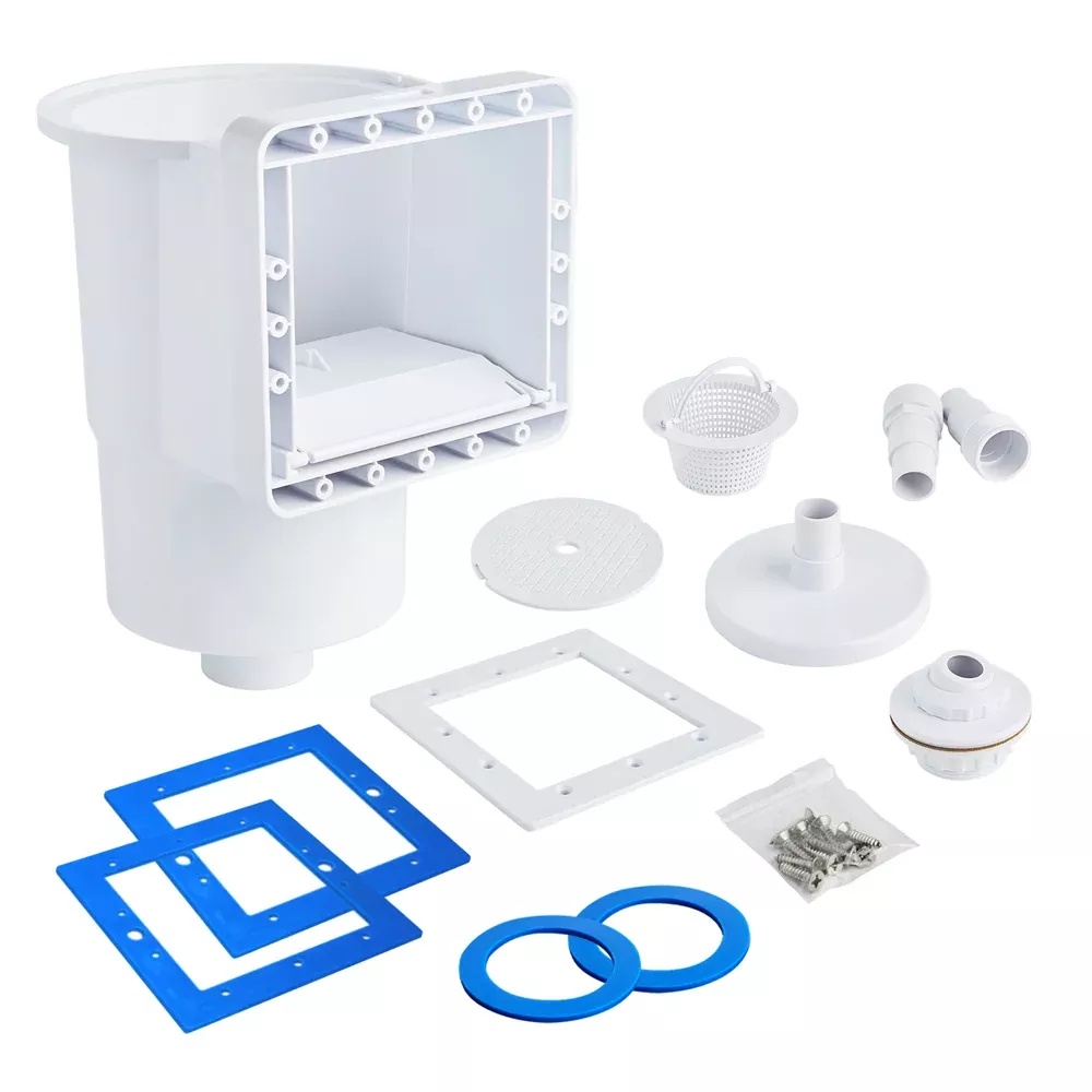 Square Deluxe Skimmer Box & Return Kit