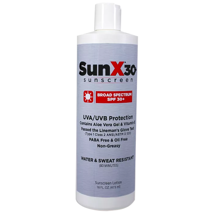 SunX SPF30 Sunscreen - Quart
