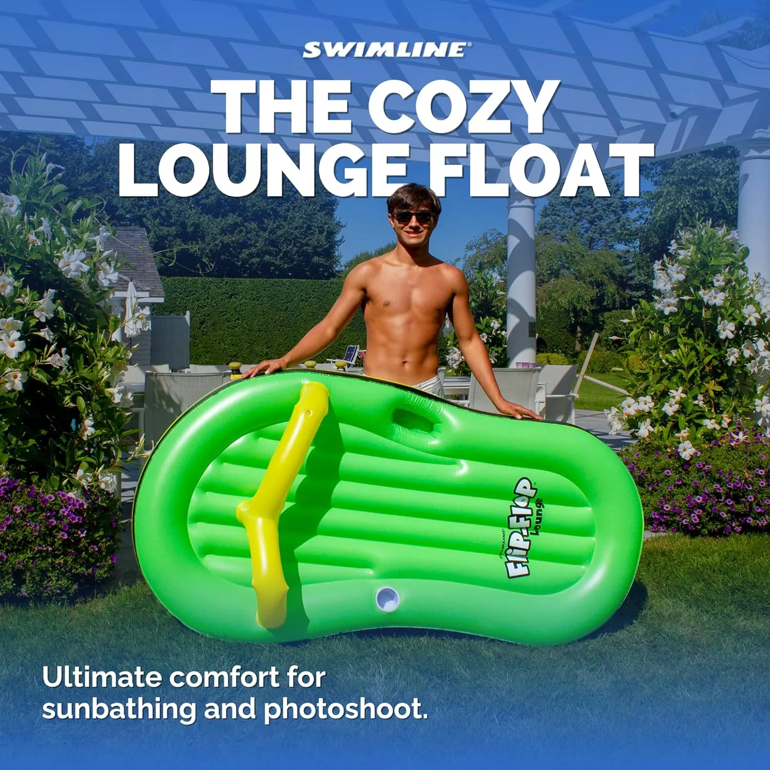Swimline Flip Flop Mattress Pool Float