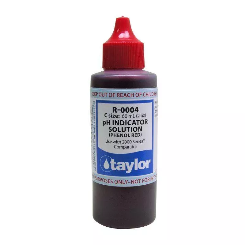 Taylor pH Indicator Solution Phenol Red - 2 oz