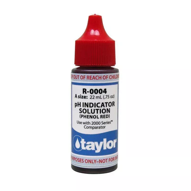 Taylor pH Indicator Solution Phenol Red - .75 oz