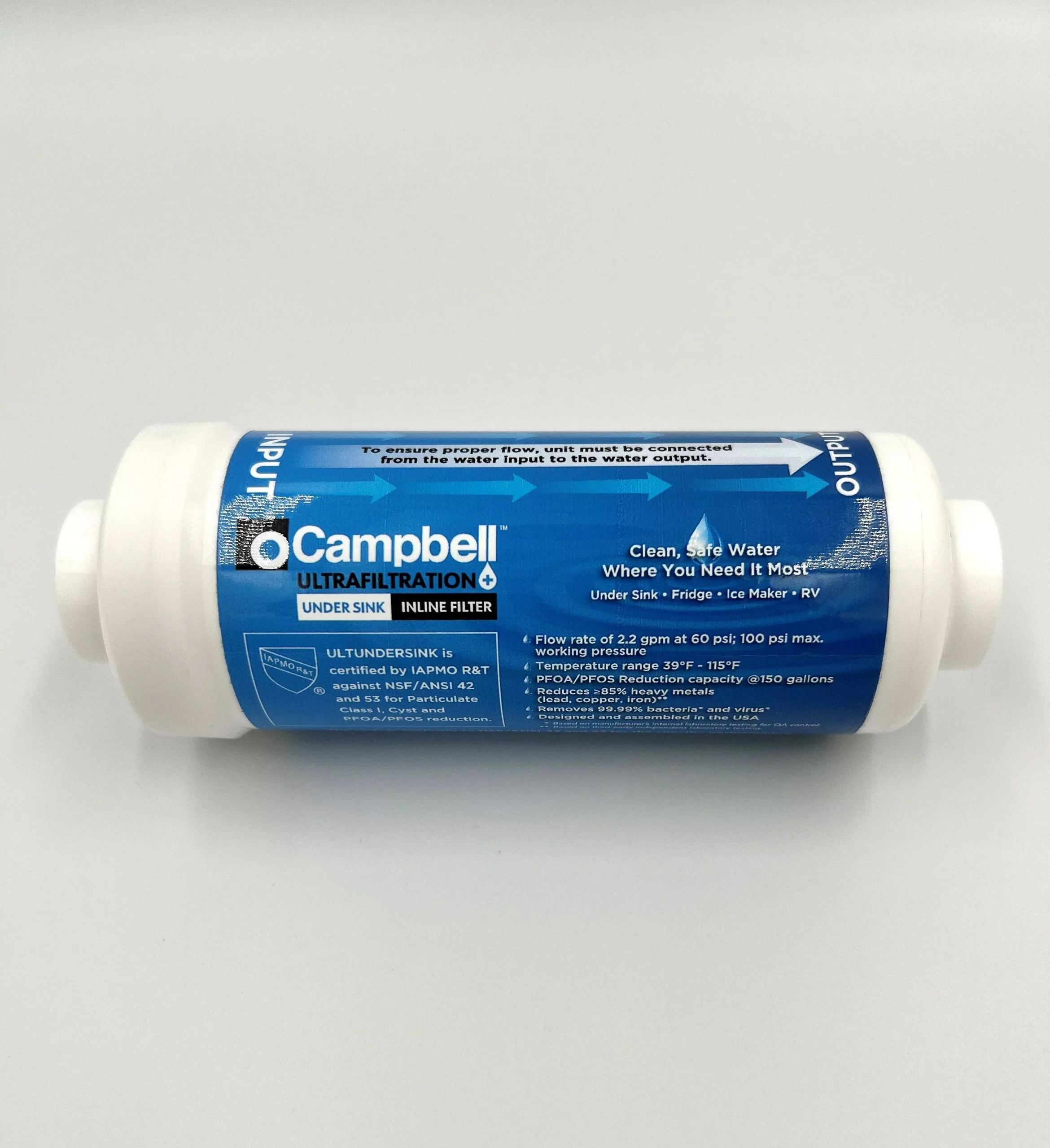 Under Sink Water Filter Replacement | 99% PFAS Reduction
