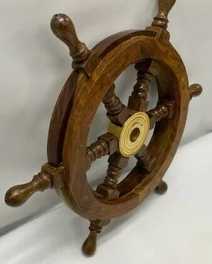Wooden Ship Wheel