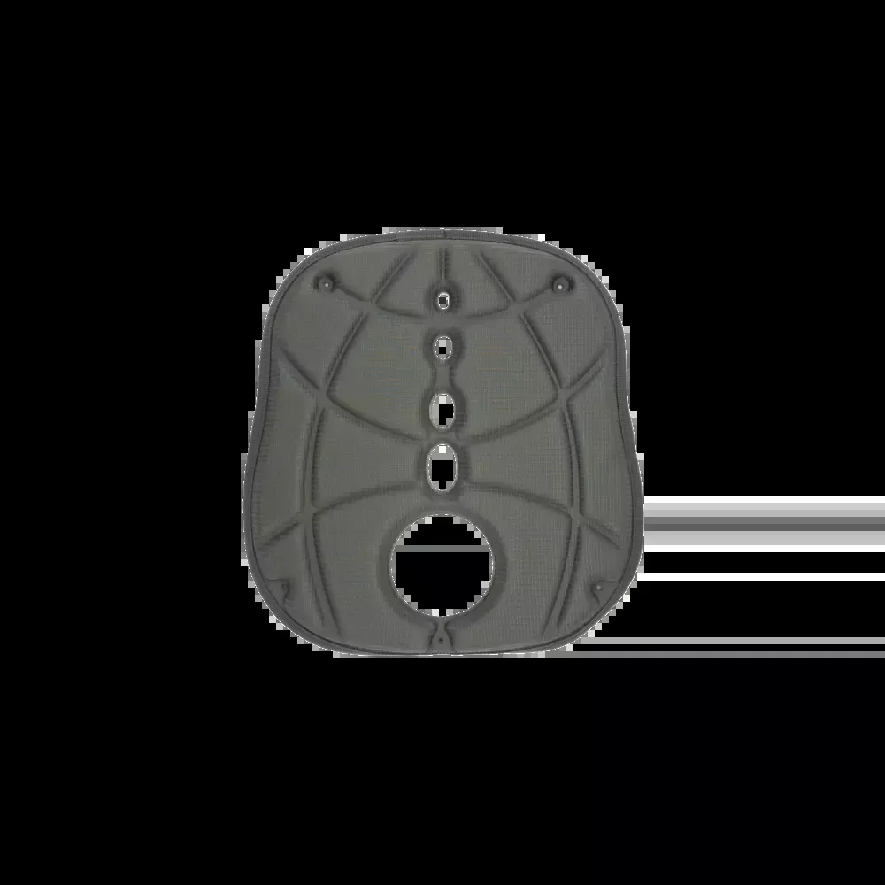 Zone Seat Pad with Cupholder Cut-Out - Grey